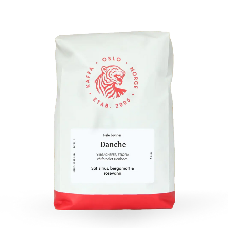 Kaffebønner 1kg Etiopia Danche Økologisk