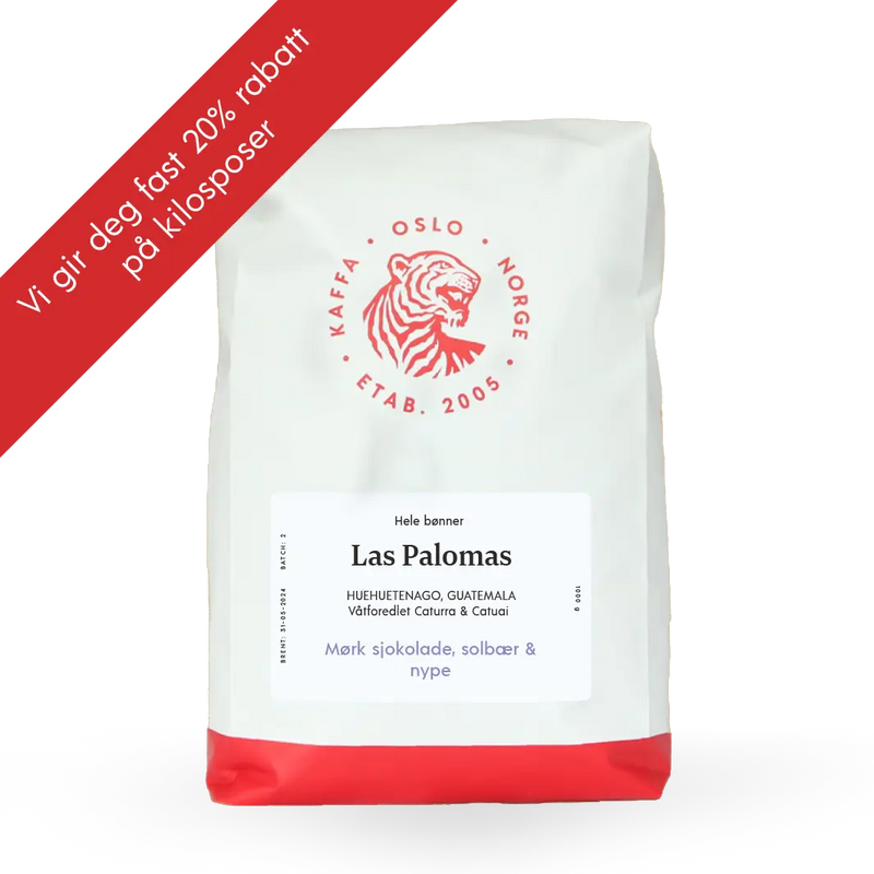 Kaffebønner 1kg Guatemala Las Palomas